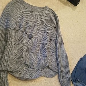 Gray sweater